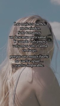 Si estás en ese momento donde sentís que ya no podés más.Tal vez no sea el final, sino solo una pausa.Un respiro antes del gran salto.No te rendiste.Solo estás tomando fuerza.Y créeme, cuando una mujer vuelve de su oscuridad, nadie la detiene.