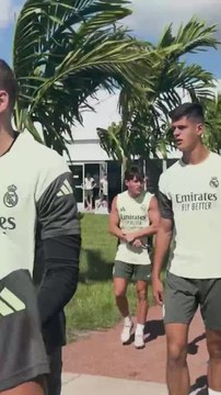 Seriedad del Madrid en el primer entrenamiento del Mundial de Clubes