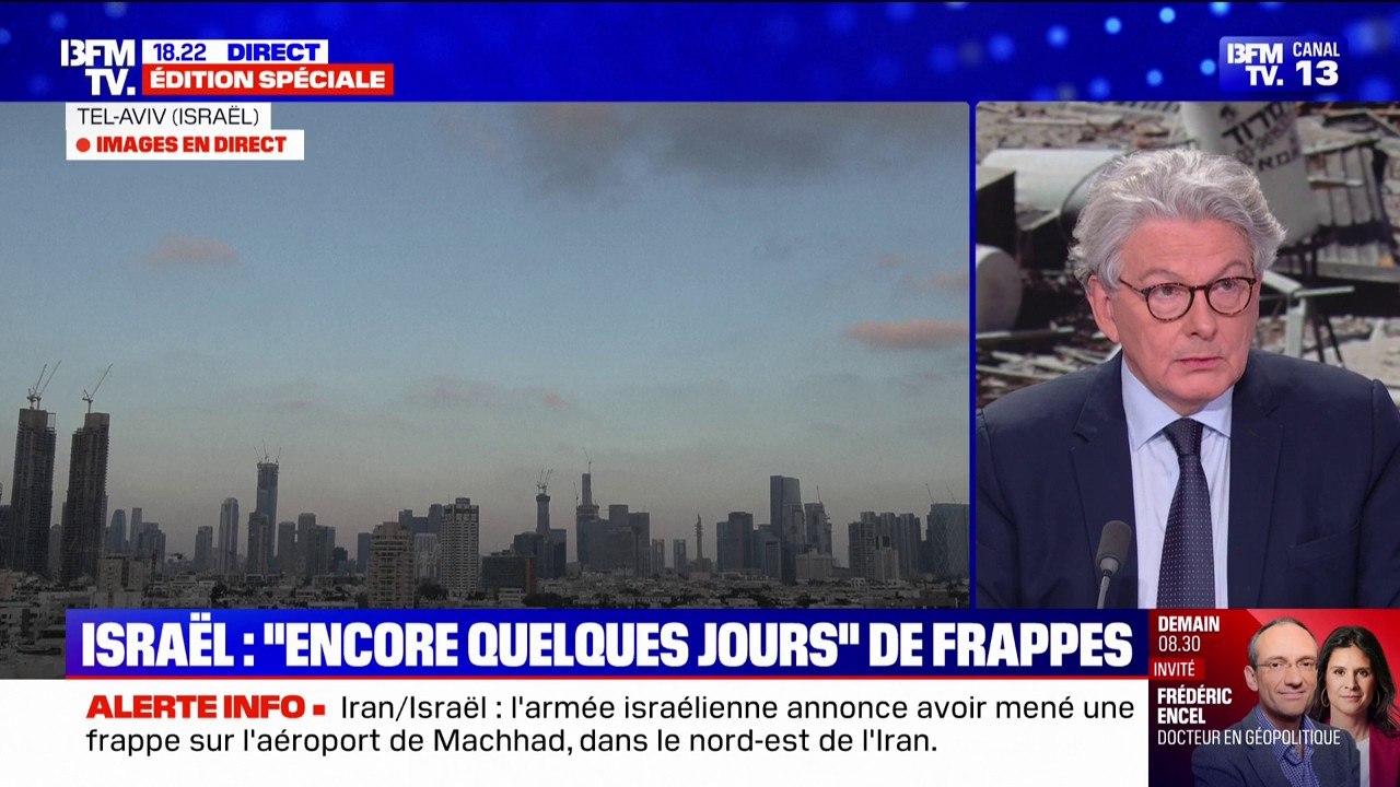 Conflit Israël-Iran: pour Thierry Breton, ancien commissaire européen, "Donald Trump a été pris de court" face aux attaques entre les deux pays