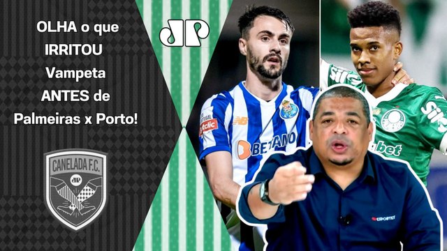 “VOCÊS VIRAM ISSO??? É UM ABSURDO, CARA! Os caras... OLHA o que IRRITOU Vampeta | Palmeiras x Porto