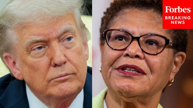 JUST IN: 'We Don't Want Them': LA Mayor Karen Bass Torches Trump For Sending Military To Protests