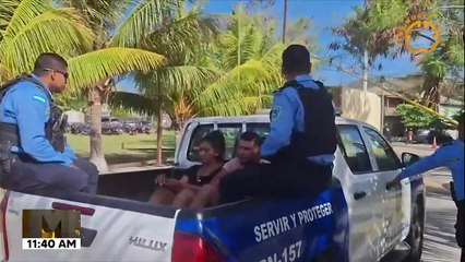 Detienen a pareja que se agredió físicamente con un cuchillo