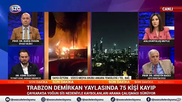 Trabzon Çaykara'da 75 kişilik bir grup yaylada kayboldu