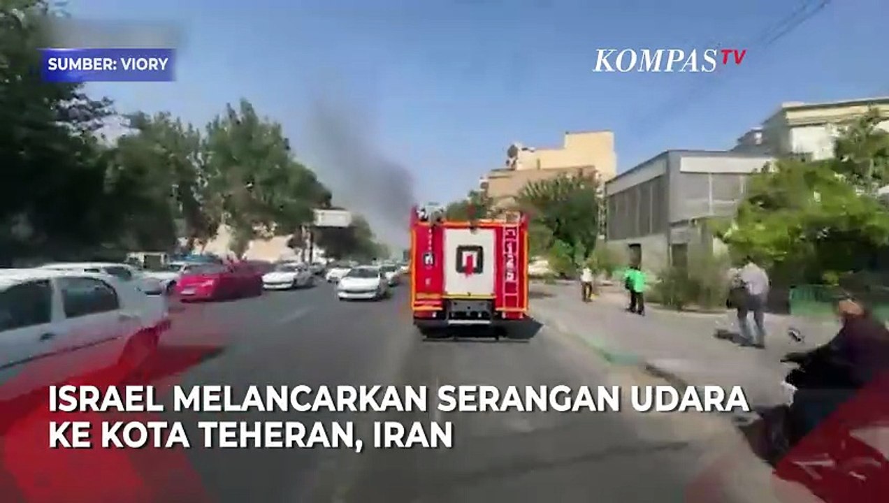 Israel Serang Iran di Siang Bolong! Asap Membumbung, Permukiman-Fasilitas Energi Jadi Sasaran