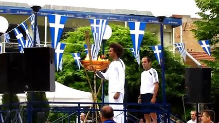 άφιξη Ολυμπιακής Φλόγας στην Δράμα