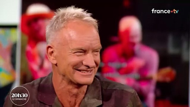 Ce 15 juin, Sting est l'invité de Laurent Delahousse dans 20h30 le dimanche