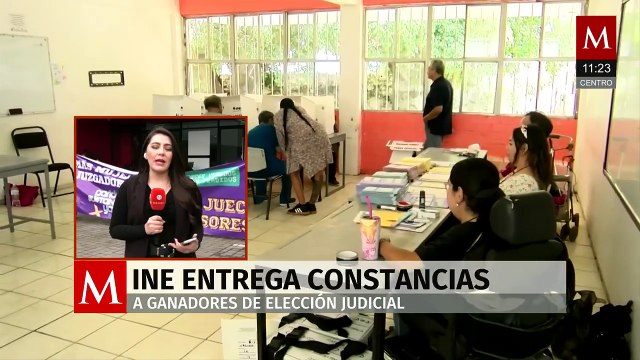 INE llevará a cabo la entrega de constancias a ganadores de elección judicial