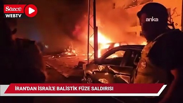 İran’dan İsrail'e balistik füze saldırısı