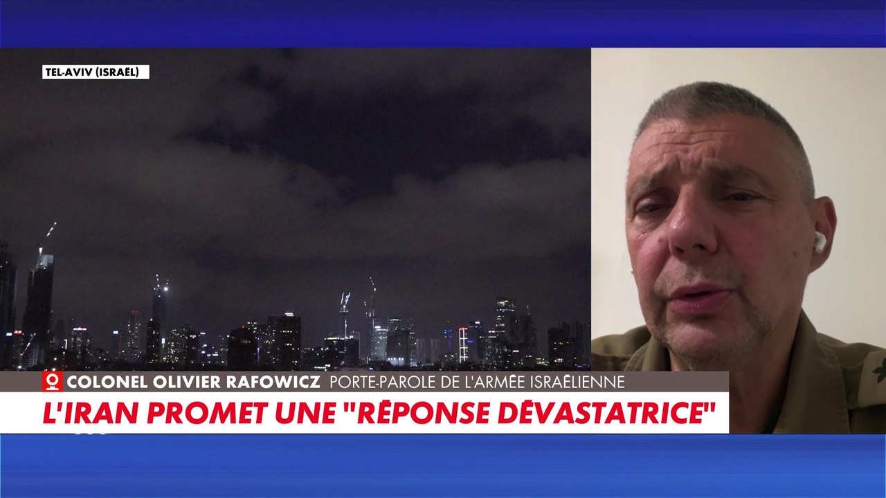 Olivier Rafowicz : «La majorité des missiles iraniens ont été interceptés»