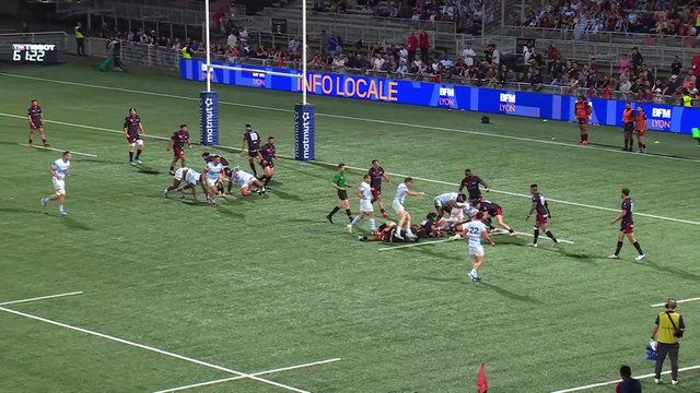 TOP 14 - Essai de Romain TAOFIFENUA (R92) - LOU Rugby - Racing 92