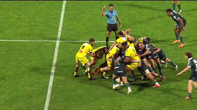 TOP 14 - Essai de Emilien GAILLETON (SP) - Section Paloise - Stade Rochelais