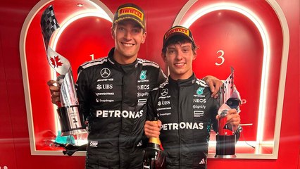 Mercedes se queda con el GP de Canadá y así festeja el equipo el primer podio de Kimi Antonelli