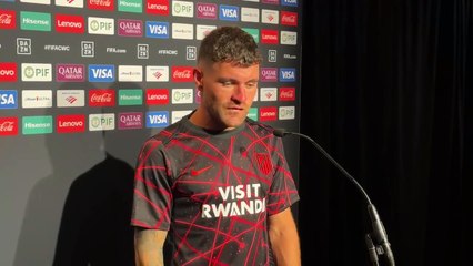 Javi Galán “Era asfixiante, la cancha se secaba muy rápido, al final no es excusa para los dos equipos”