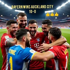 Bayern Munich wins Auckland City 10-0 while PSG wins Athletico Madrid 4-0