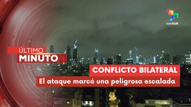 Ciudadanos israelíes se refugian tras bombardeos iraníes contra Tel Aviv