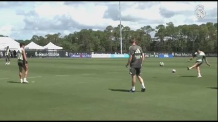 Real Madrid’s goal-fest explodes in first training session at Palm Beach
