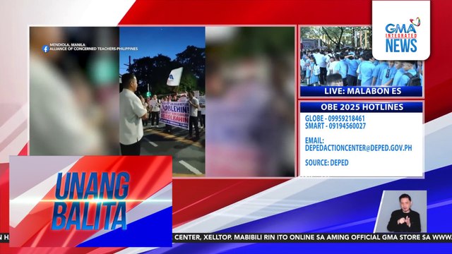 Mababang sahod ng mga guro at kakulangan sa classroom, ilan sa mga problemang binigyang-diin ng Alliance of Concerned Teachers | Unang Balita