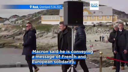Macron reaffirms support for Greenland during visit ahead of G7 Summit