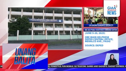 Lagao Nat'l High School, nagtayo ng one-stop shop para sa late enrollees | Unang Balita