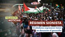 Argentinos exige fin del genocidio israelí contra Palestina