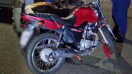 BMW e Honda CG se envolvem em acidente na marginal da BR-277