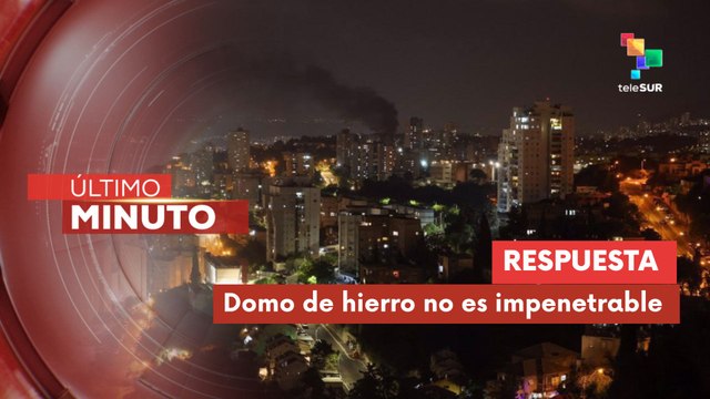 Irán ataca sitios estratégicos israelíes en respuesta a su agresión