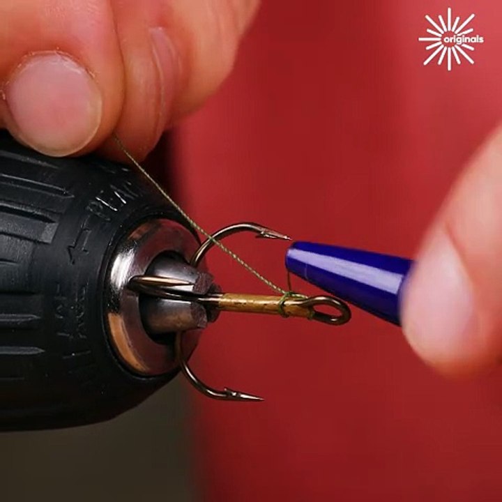 DIY fishing hook! 🎣