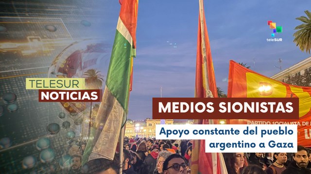 Argentinos marcharon en Plaza de Mayo contra genocidio en Gaza