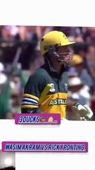 Wasim Akram out Ricky Ponting  3 times on ducks.