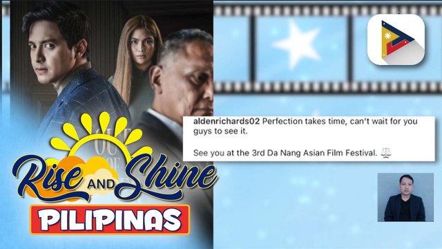TALK BIZ | Alden Richards, Masaya at emosyonal nang makasali ang kanyang pelikula sa isang international film festival
