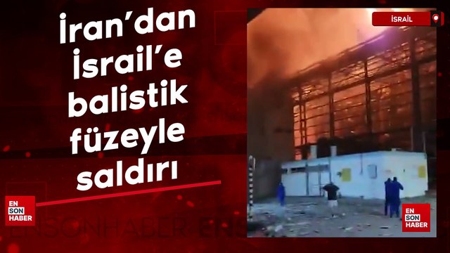 İran, İsrail’e yeniden balistik füze saldırılarına başladı