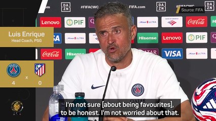 Enrique plays down PSG favourites tag