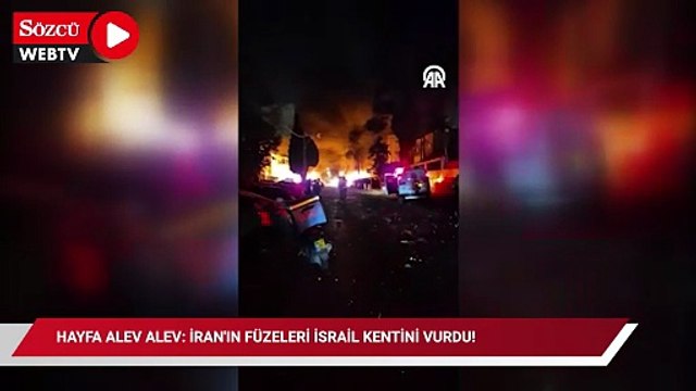 Hayfa Alev Alev: İran'ın Füzeleri İsrail Kentini Vurdu!