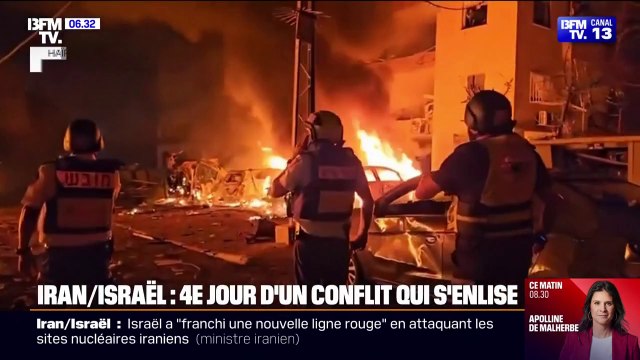 Conflit entre Israël et l'Iran: le nord et le centre de l'État hébreu frappé par de nouveaux tirs iraniens