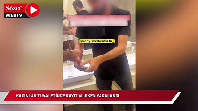 AVM tuvaletinde iğrenç olay: Kadınlar tuvaletinde kayıt alırken yakalandı pişkin tavırları çılgına çevirdi