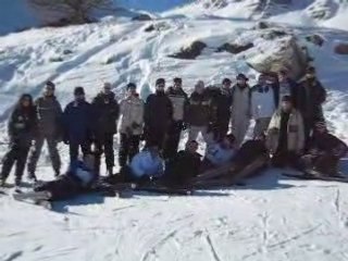 photos de groupe o ski