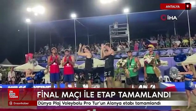 Dünya Plaj Voleybolu Pro Tur'un Alanya etabı tamamlandı