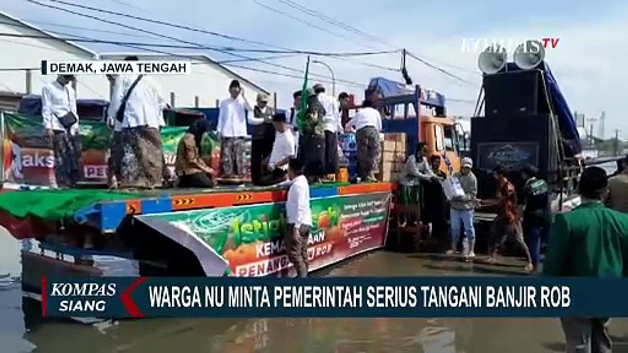 Warga NU Desak Pemerintah Serius Tangani Banjir Rob di Demak