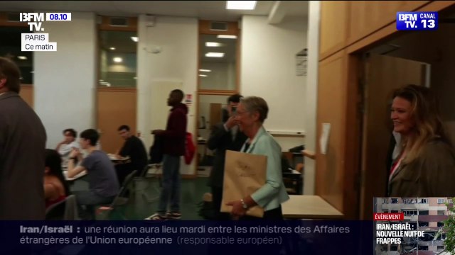 Bac de philo: la ministre de l'Éducation nationale, Élisabeth Borne, a distribué les sujets au lycée Buffon du 15e arrondissement de Paris