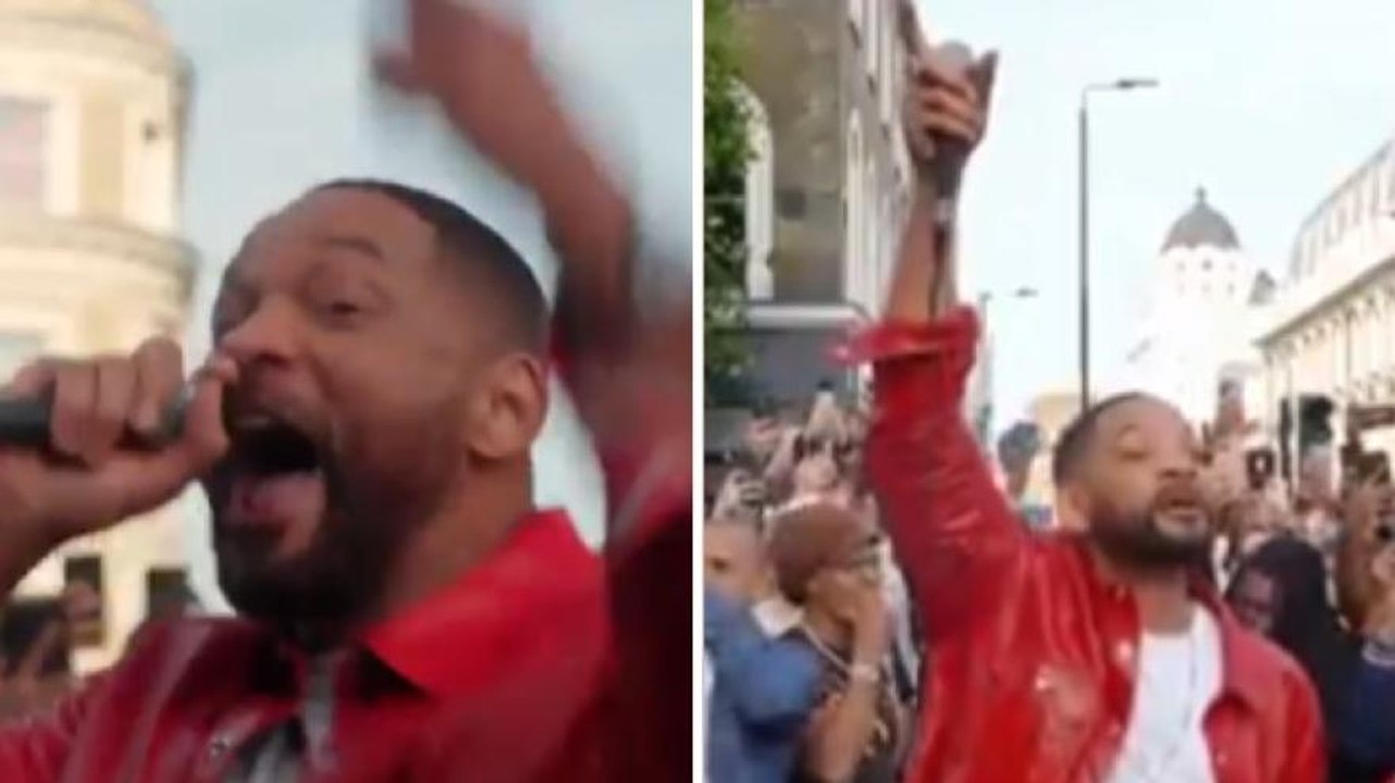 Will Smith canta "Willy, il principe di Bel-Air" e la folla impazzisce