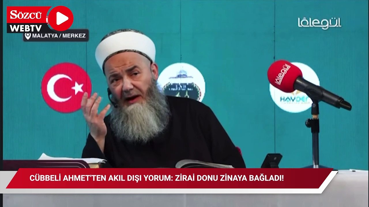 Cübbeli Ahmet'ten akıl dışı yorum: Zirai donu zinaya bağladı!