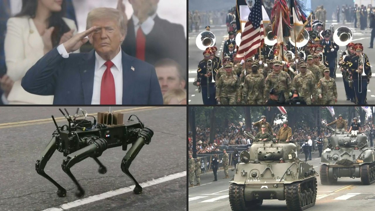 Trump feiert Militärparade an seinem Geburtstag