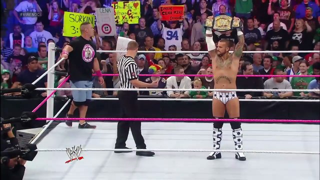 WWE NIGHT OF CHAMPION CM PUNK VS JOHN CENA WWE CHAMPIONSHIP FULL MATCH