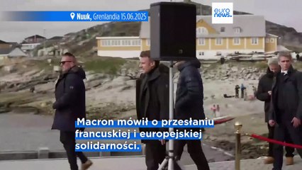 Macron potwierdza wsparcie dla Grenlandii podczas wizyty przed szczytem G7