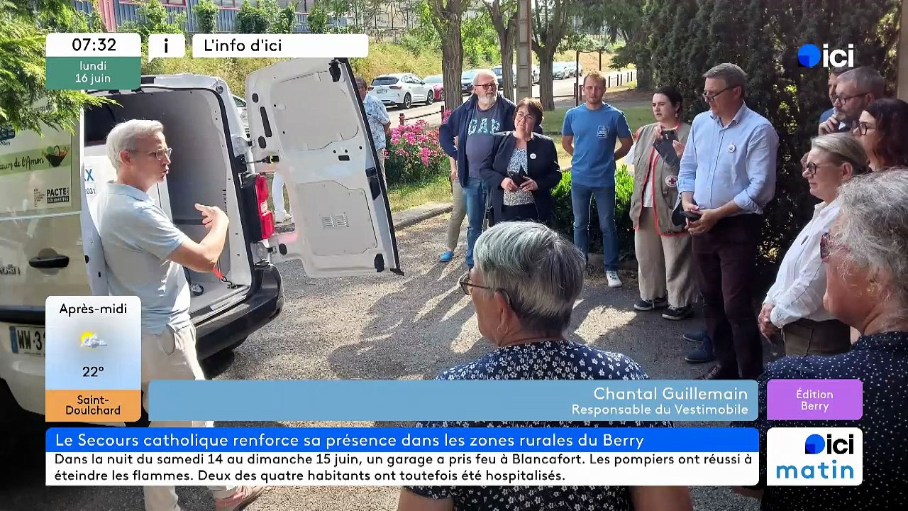 16/06/2025 - ici matin par ici Berry en vidéo