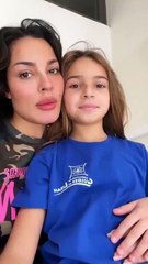 احدث ظهور لنادين نجيم مع عيالها