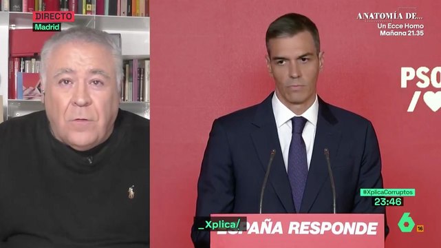 Ferreras, otro que se baja del barco sanchista: Sánchez tiene la credibilidad hecha añicos