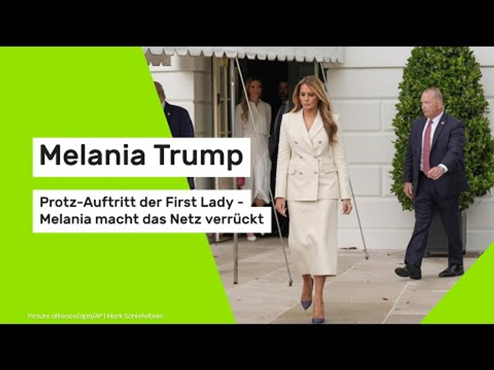 Melania Trump: Protz-Auftritt der First Lady - Melania macht das Netz verrückt
