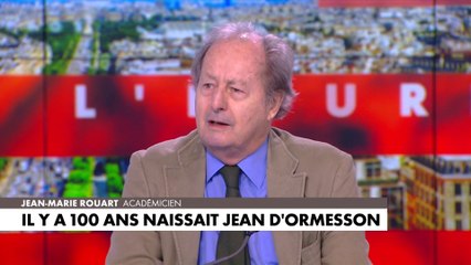 Jean-Marie Rouart : «Il ne se prenait pas au sérieux»