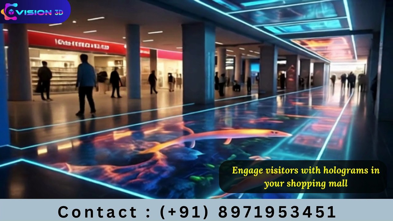 Engage Customers Like Never Before—Step Into a 3D Hologram Floor.
